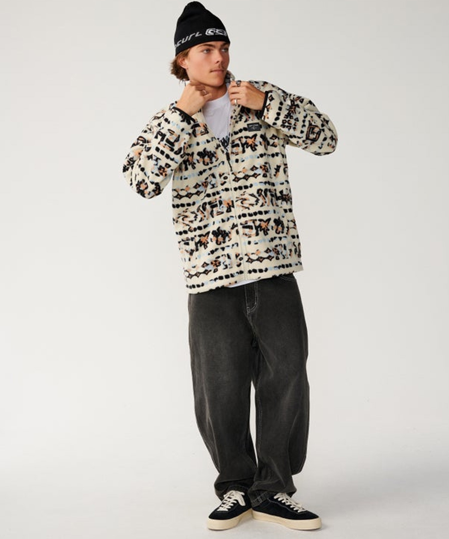 RIP CURL リップカール ジャケット メンズ ロゴ SESSIONS POLAR FLEECE