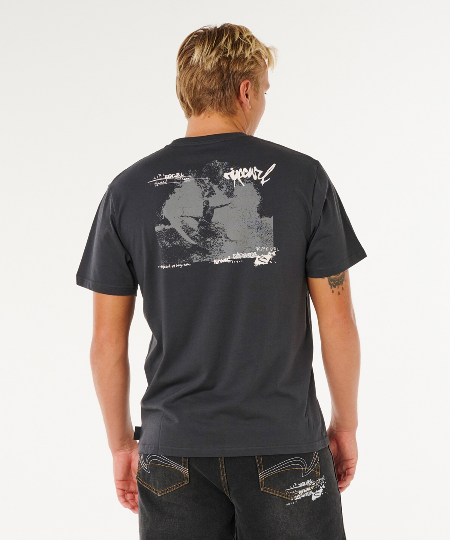 RIP CURL リップカール 半袖 Tシャツ メンズ バックプリント INNER