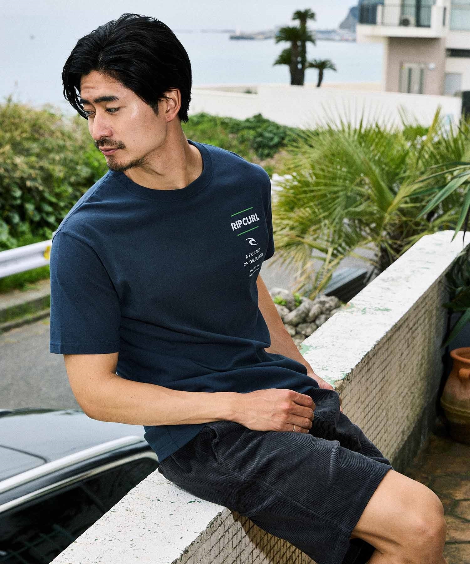 RIP CURL リップカール 半袖 Tシャツ メンズ PRODUCT SEARCH TEE RCM6S
