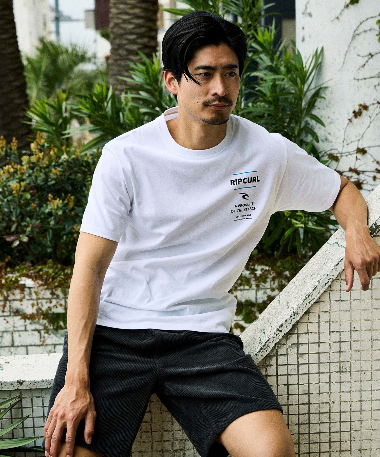 RIP CURL リップカール 半袖 Tシャツ メンズ PRODUCT SEARCH TEE RCM6S