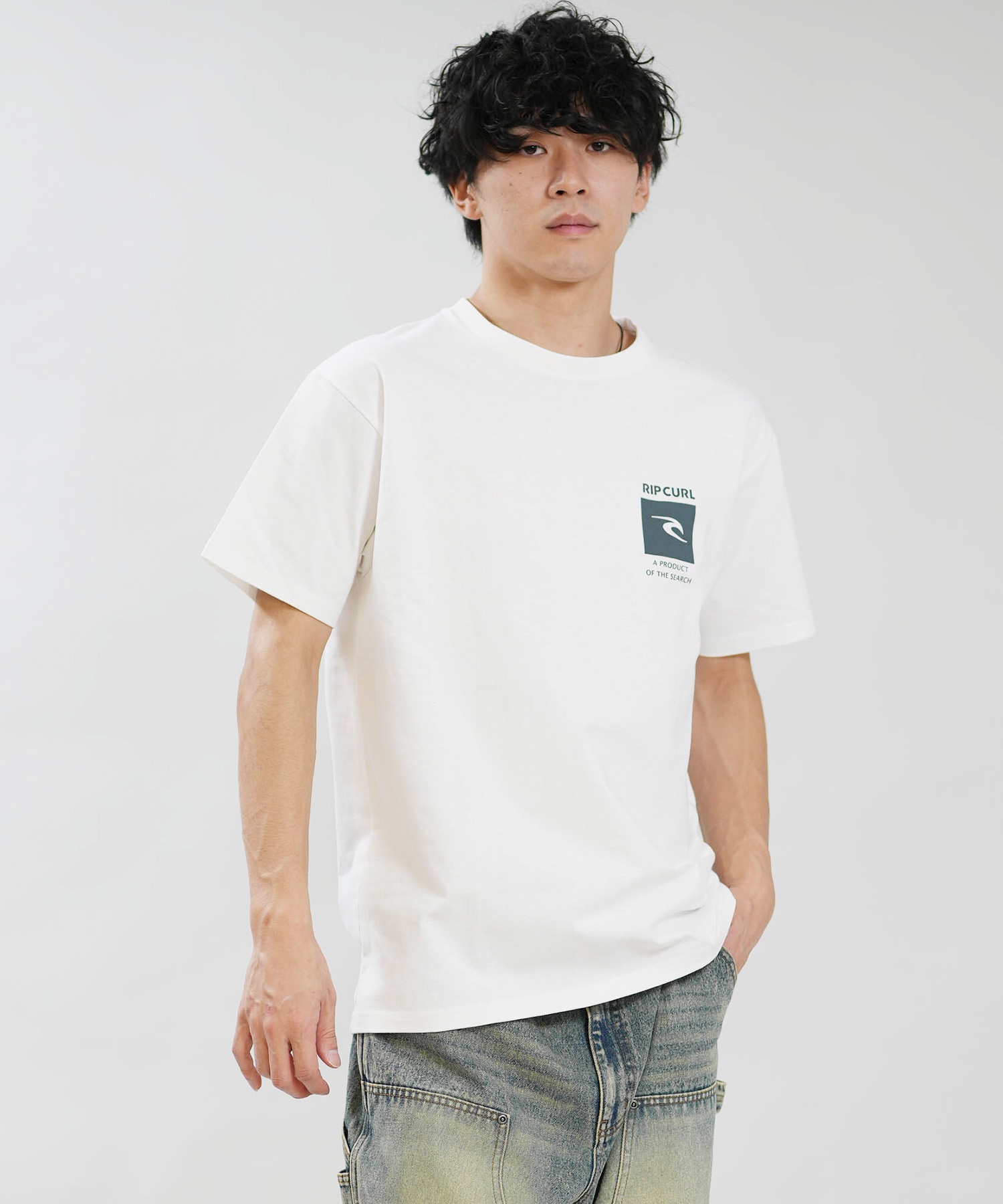 RIP CURL リップカール 半袖 Tシャツ メンズ BOXY TEE RCM6S-2104