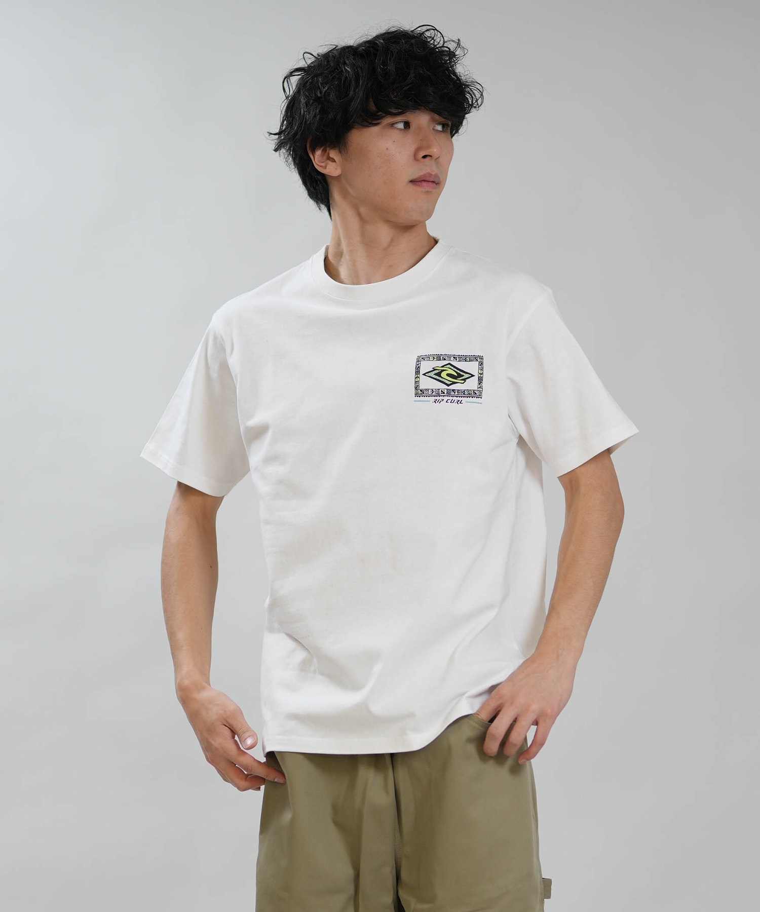 RIP CURL リップカール 半袖 Tシャツ メンズ バックプリント OF THE