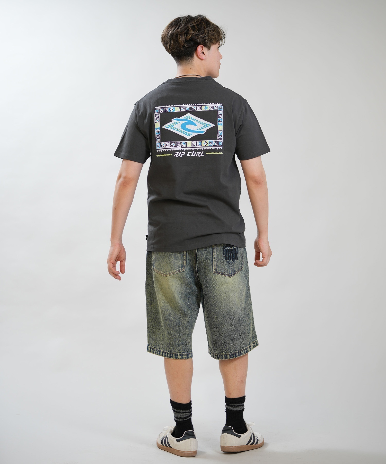 RIP CURL リップカール 半袖 Tシャツ メンズ バックプリント OF THE