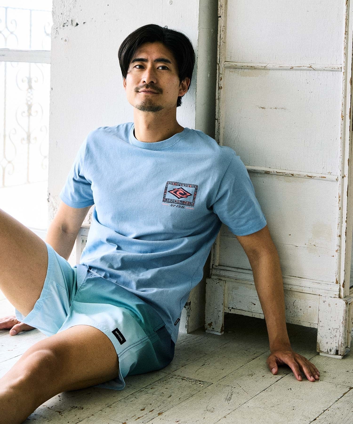RIP CURL リップカール 半袖 Tシャツ メンズ バックプリント OF THE
