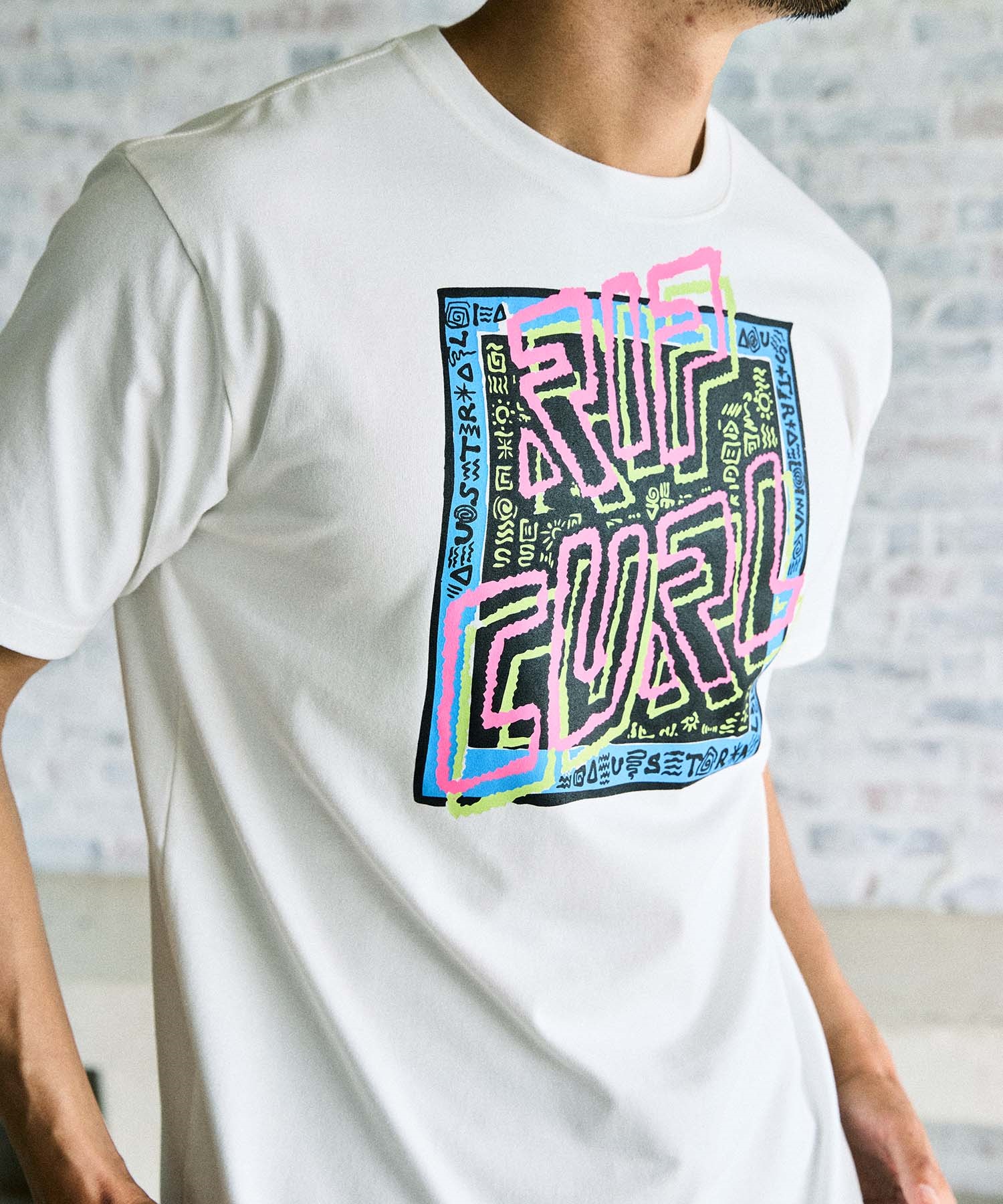 RIP CURL リップカール 半袖 Tシャツ メンズ 吸水速乾 TRIBAL TEE