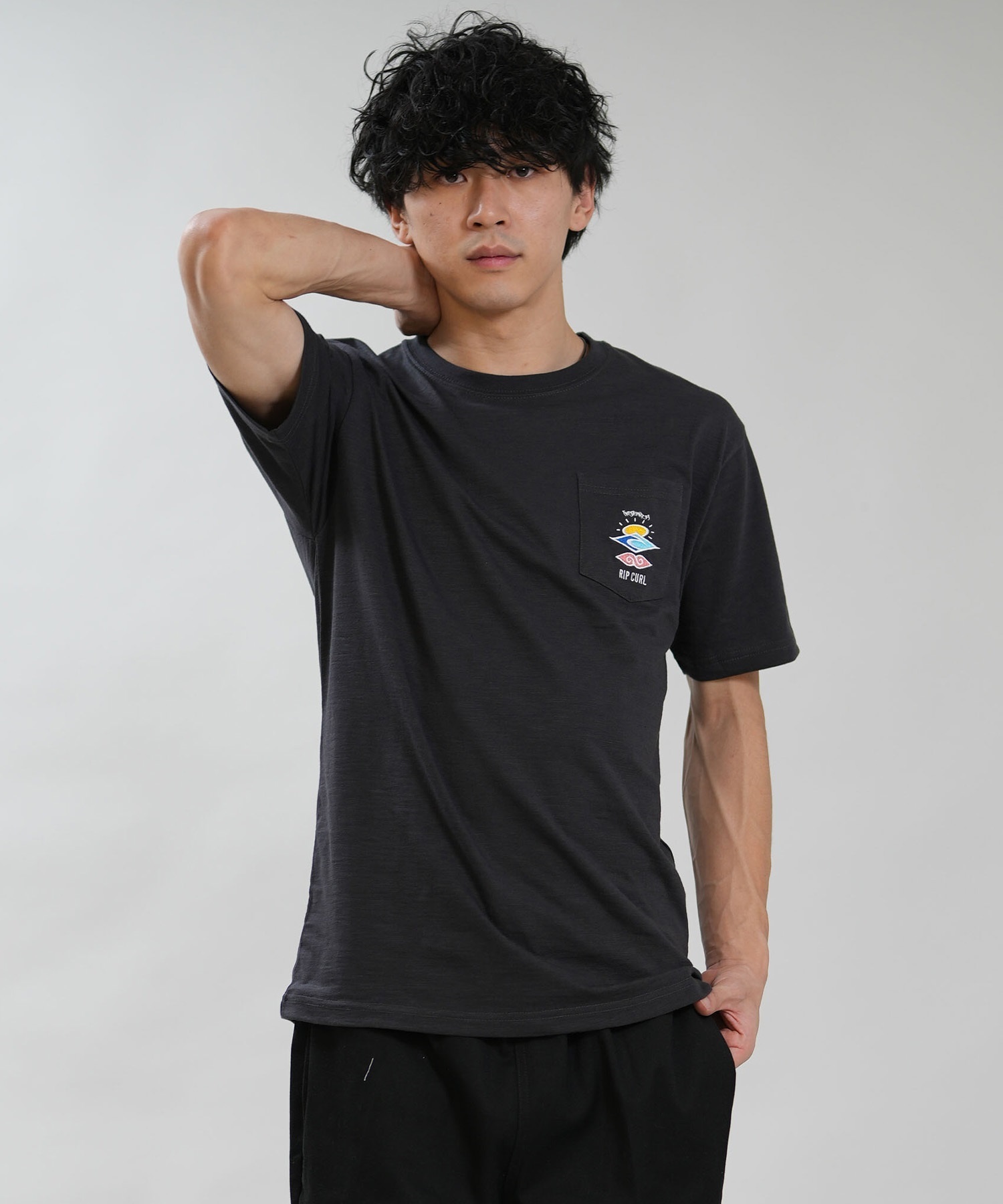RIP CURL リップカール 半袖 Tシャツ メンズ シンプル SARCH ICON TEE