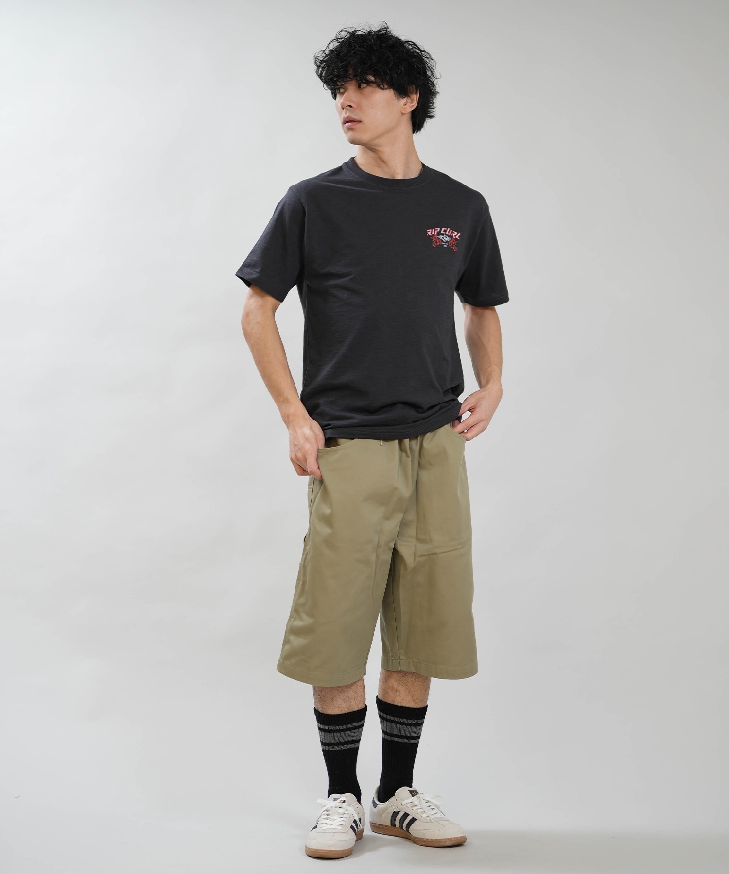 RIP CURL リップカール 半袖 Tシャツ メンズ バックプリント 69S CORP