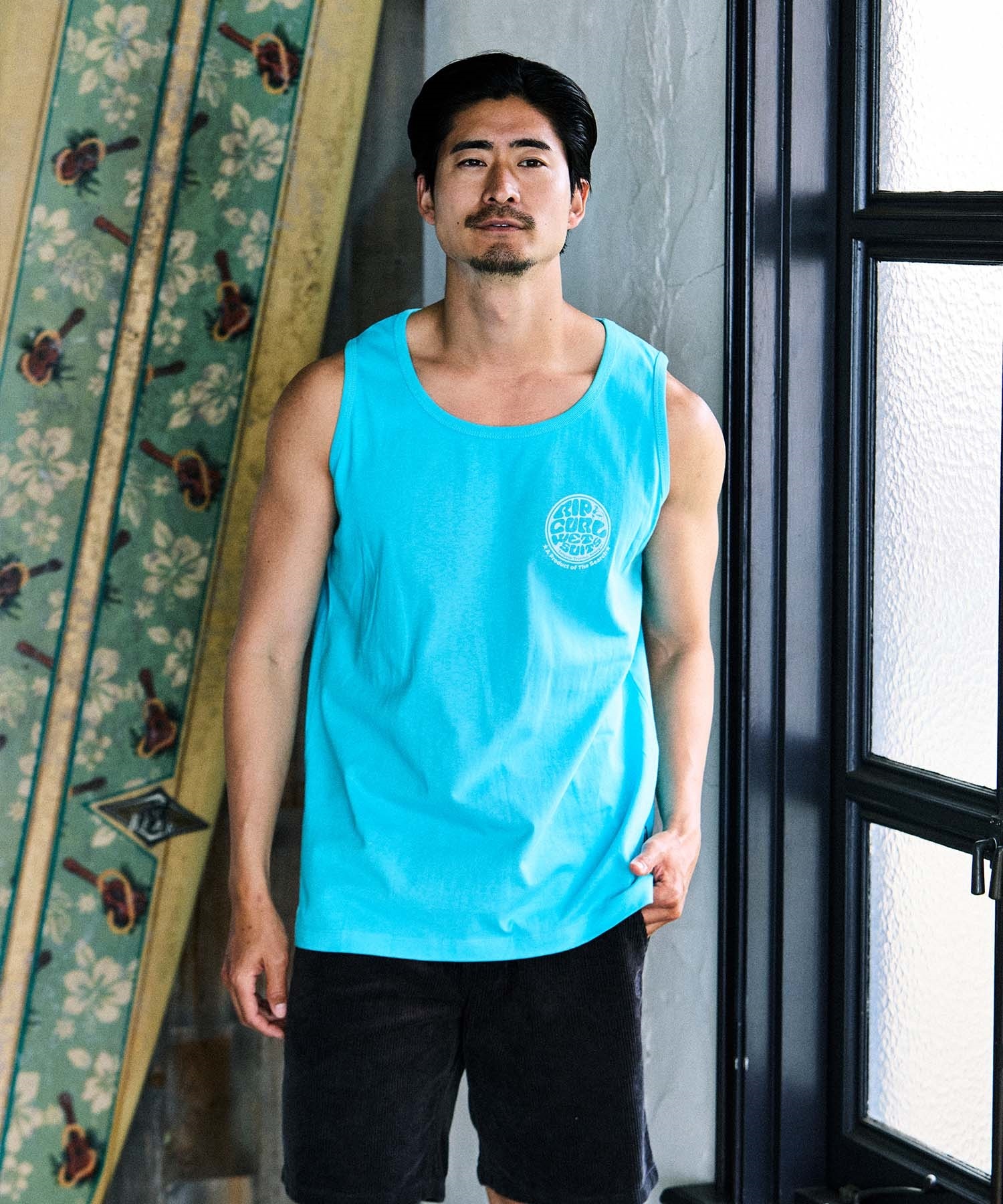 RIP CURL リップカール タンクトップ メンズ バックプリント WETTI