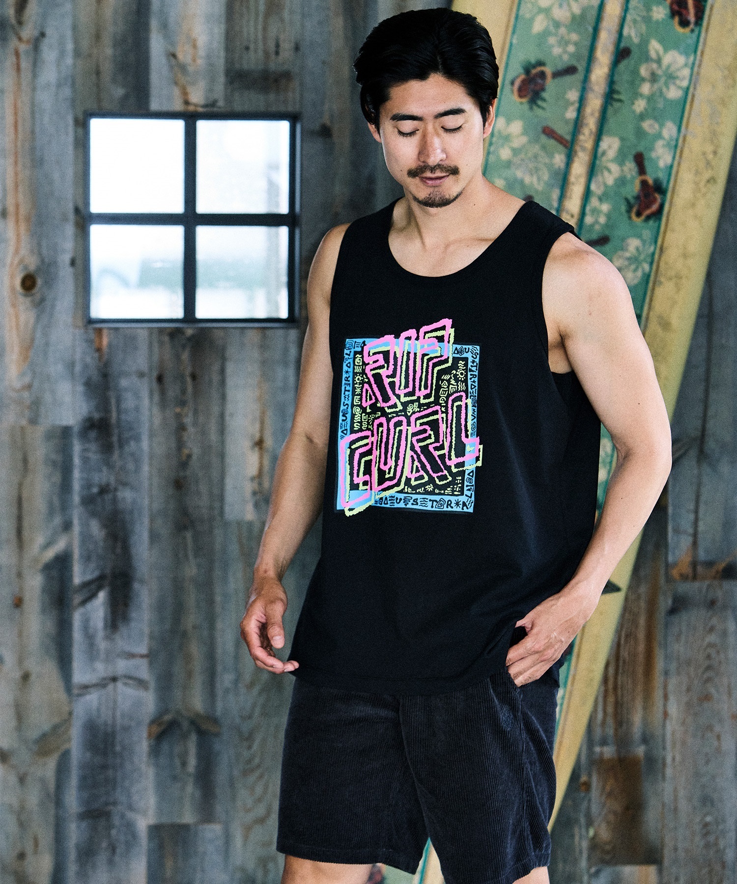 RIP CURL リップカール タンクトップ メンズ 吸水速乾 TRIBAL TANK