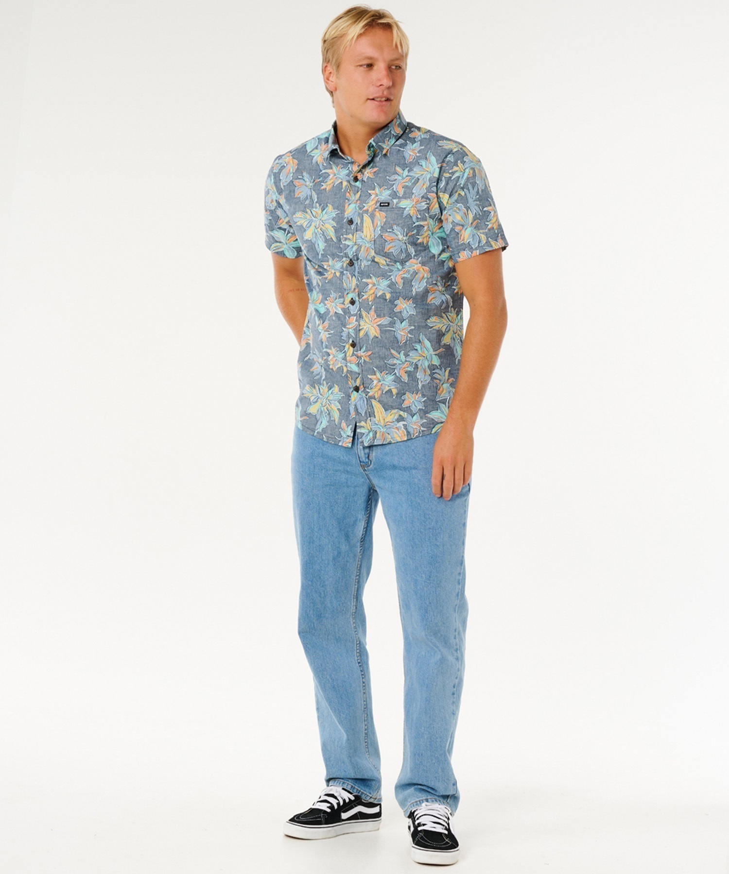 RIP CURL リップカール 半袖 シャツ メンズ SESSIONS S S SHIRT 06KMSH