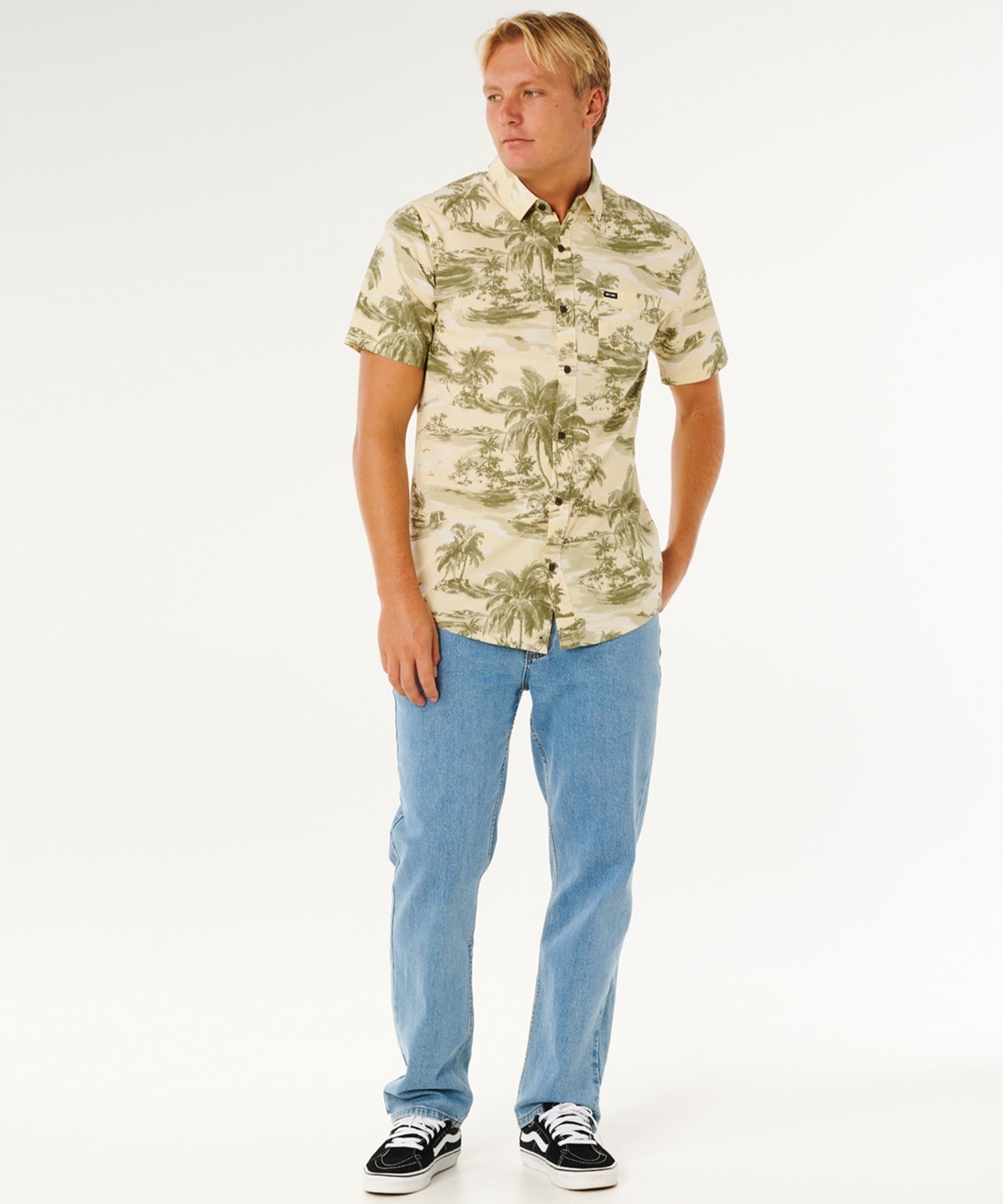 RIP CURL リップカール 半袖 シャツ メンズ SESSIONS S S SHIRT 06KMSH