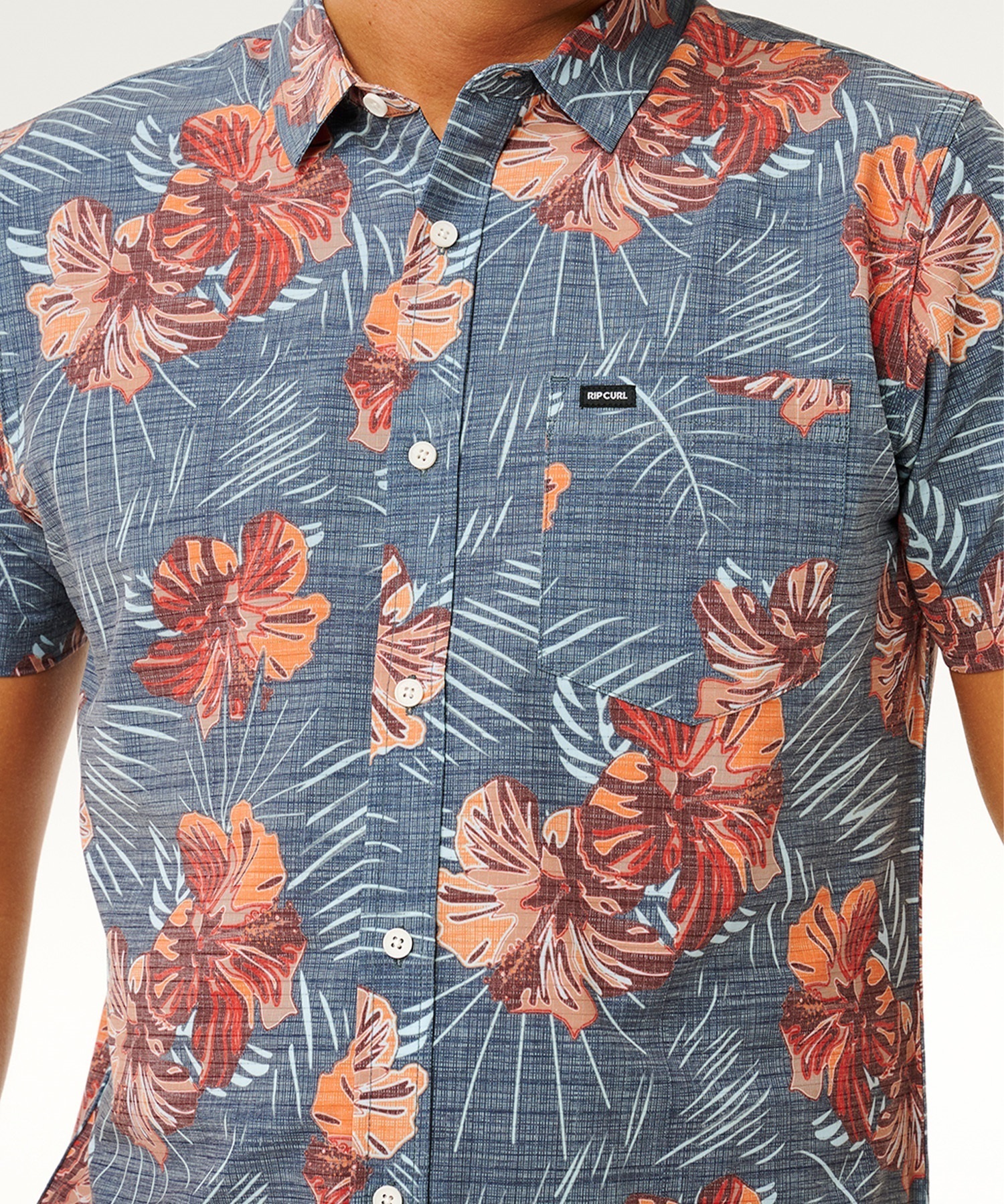 RIP CURL リップカール 半袖 シャツ メンズ SESSIONS AEROTECH SHIRT