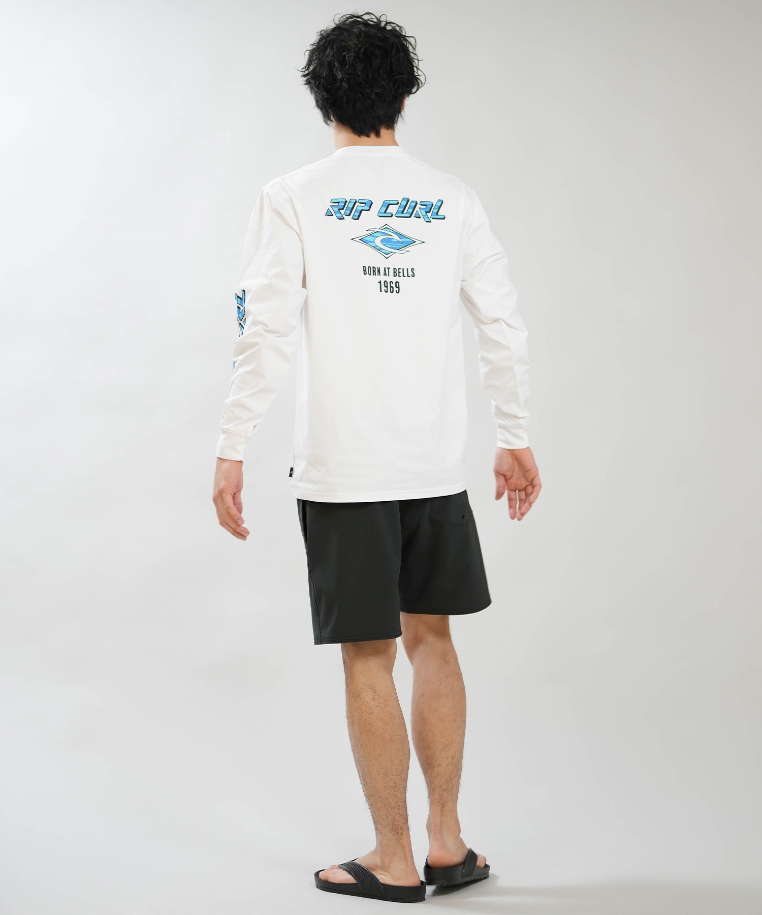 RIP CURL リップカール 長袖 Tシャツ メンズ ラッシュガード BORN AT
