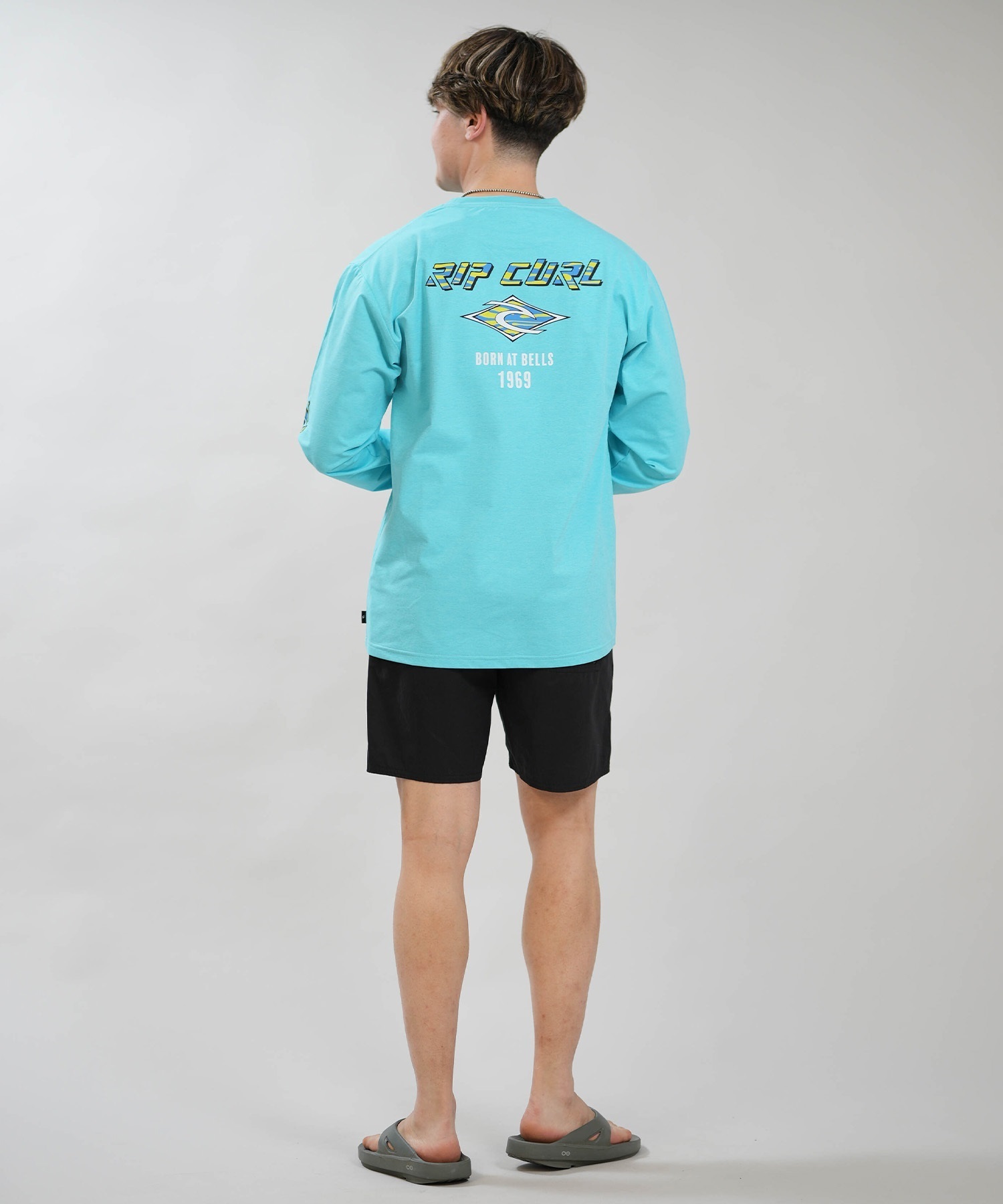 RIP CURL リップカール 長袖 Tシャツ メンズ ラッシュガード BORN AT