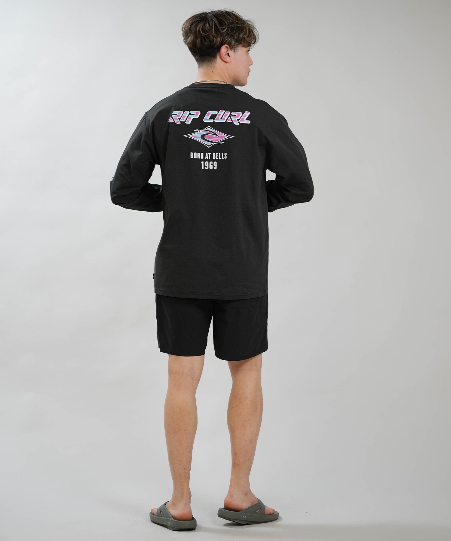 RIP CURL リップカール 長袖 Tシャツ メンズ ラッシュガード BORN AT