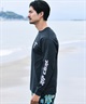 RIP CURL リップカール 長袖 Tシャツ メンズ ラッシュガード BORN AT BELLS LS RASH RCM6S-4301(BLK-M)