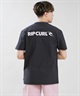 RIP CURL リップカール 水着 ラッシュガード 半袖 Tシャツ メンズ BLADE LOGO RASH RCM6S-4302(BKP-M)