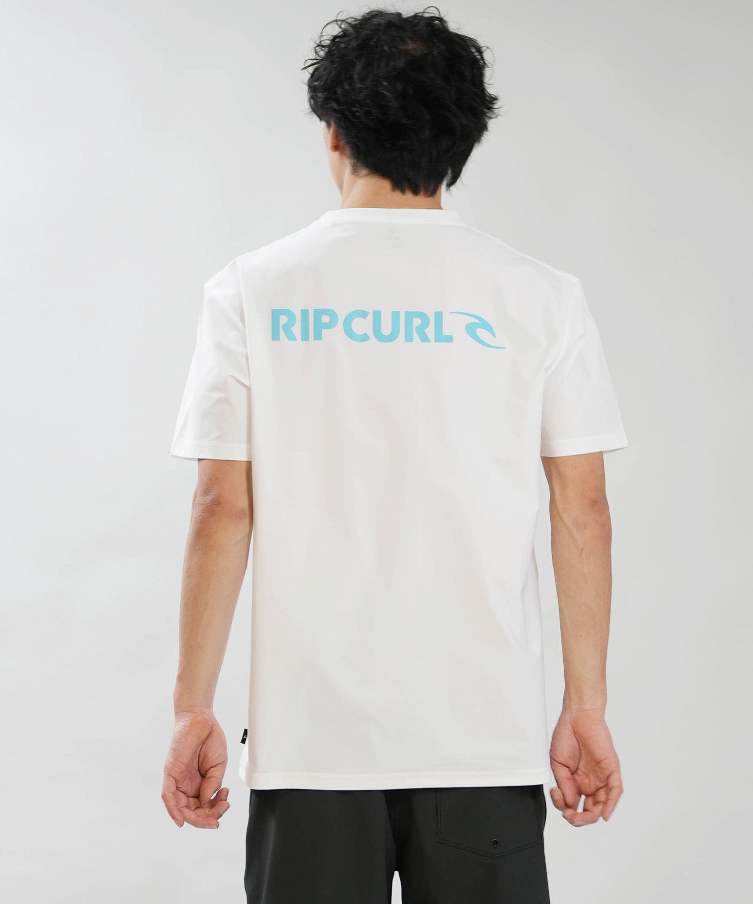 RIP CURL リップカール 水着 ラッシュガード 半袖 Tシャツ メンズ BLADE LOGO RASH RCM6S-4302(BKP-M)