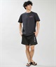 RIP CURL リップカール 水着 ラッシュガード 半袖 Tシャツ メンズ BLADE LOGO RASH RCM6S-4302(BKP-M)