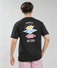 RIP CURL リップカール 半袖 Tシャツ メンズ UVカット SEARCH ICON RASH RCM6S-4303(WHT-M)