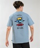 RIP CURL リップカール 半袖 Tシャツ メンズ UVカット SEARCH ICON RASH RCM6S-4303(WHT-M)
