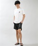 RIP CURL リップカール 半袖 Tシャツ メンズ UVカット SEARCH ICON RASH RCM6S-4303(WHT-M)