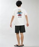 RIP CURL リップカール 半袖 Tシャツ メンズ UVカット SEARCH ICON RASH RCM6S-4303(WHT-M)