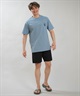 RIP CURL リップカール 半袖 Tシャツ メンズ UVカット SEARCH ICON RASH RCM6S-4303(WHT-M)