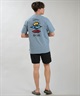 RIP CURL リップカール 半袖 Tシャツ メンズ UVカット SEARCH ICON RASH RCM6S-4303(WHT-M)