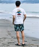 RIP CURL リップカール 半袖 Tシャツ メンズ UVカット SEARCH ICON RASH RCM6S-4303(BLK-M)