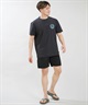 RIP CURL リップカール 水着 ラッシュガード 半袖 Tシャツ メンズ WETTI PASSAGE ICON RASH RCM6S-4304(BLK-M)