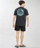 RIP CURL リップカール 水着 ラッシュガード 半袖 Tシャツ メンズ WETTI PASSAGE ICON RASH RCM6S-4304(BLK-M)