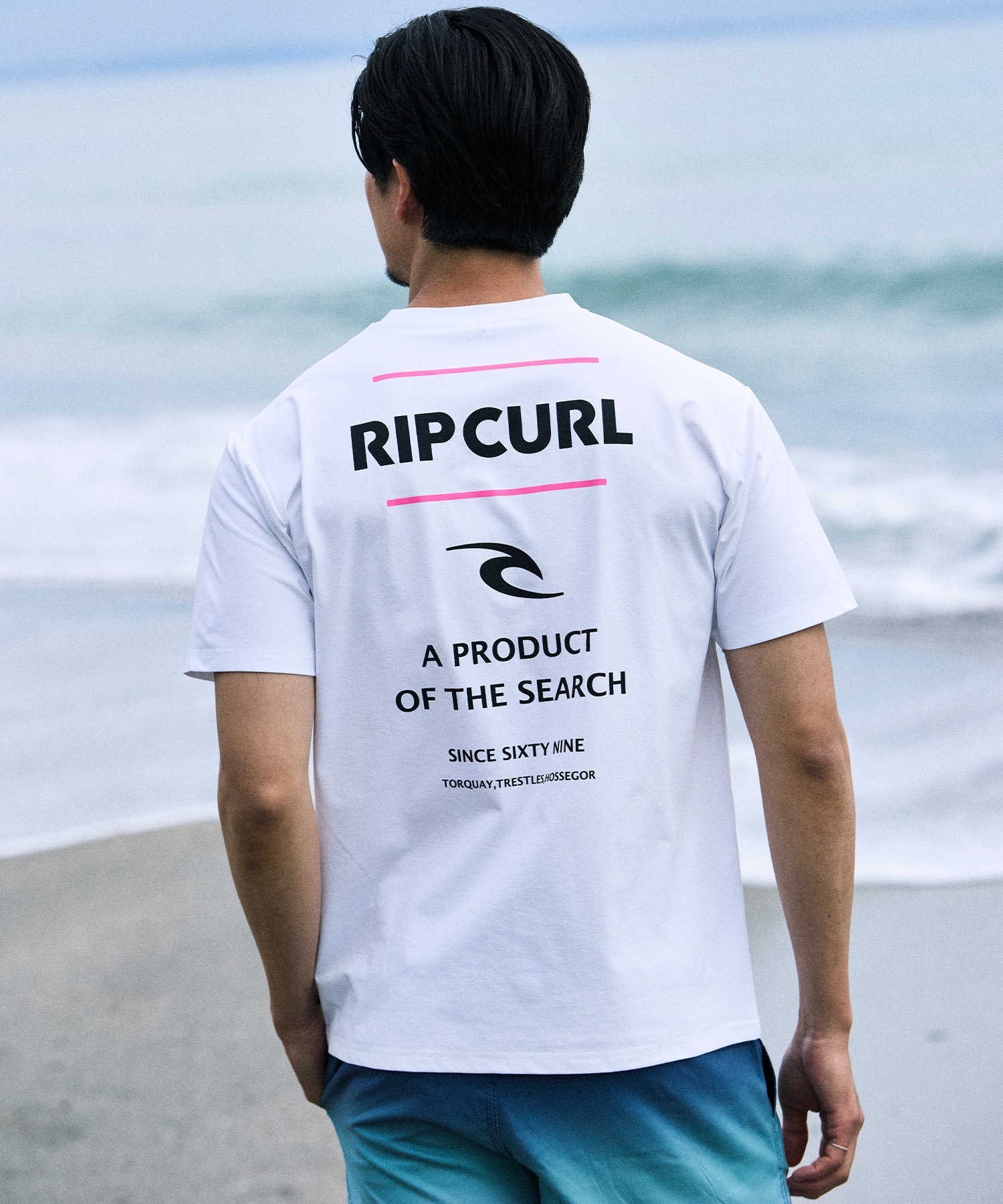 RIP CURL リップカール 半袖 Tシャツ メンズ UVカット SEARCH ICON