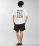 RIP CURL リップカール 半袖 Tシャツ メンズ UVカット STICKER ICON RASH RCM6S-4306(BLK-M)
