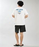RIP CURL リップカール 半袖 Tシャツ メンズ バックプリント BORN AT BELLS RASH RCM6S-4307(WHT-M)