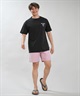 RIP CURL リップカール 半袖 Tシャツ メンズ バックプリント BORN AT BELLS RASH RCM6S-4307(WHT-M)