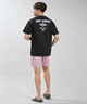 RIP CURL リップカール 半袖 Tシャツ メンズ バックプリント BORN AT BELLS RASH RCM6S-4307(WHT-M)