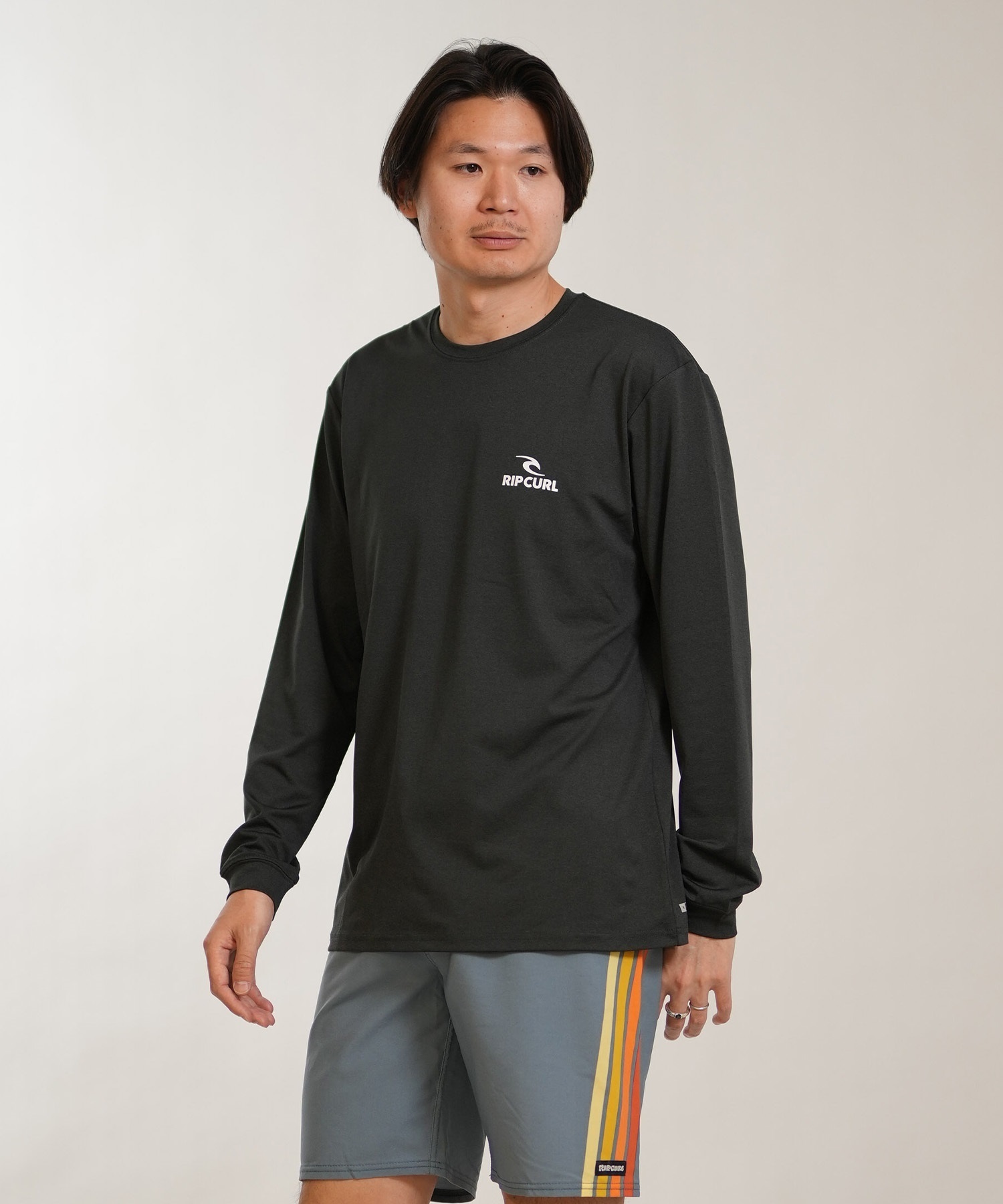 RIP CURL リップカール 長袖 Tシャツ ロンT メンズ UVカット STACK UPF