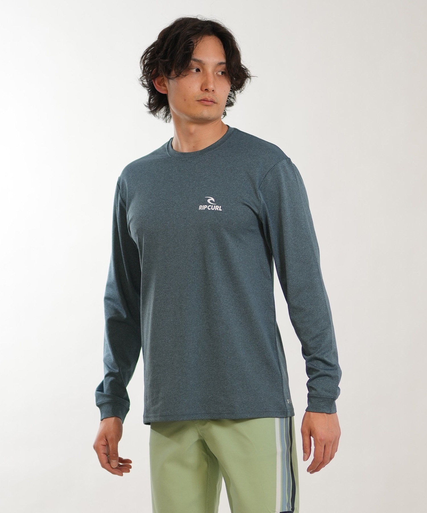 RIP CURL リップカール 長袖 Tシャツ ロンT メンズ UVカット STACK UPF