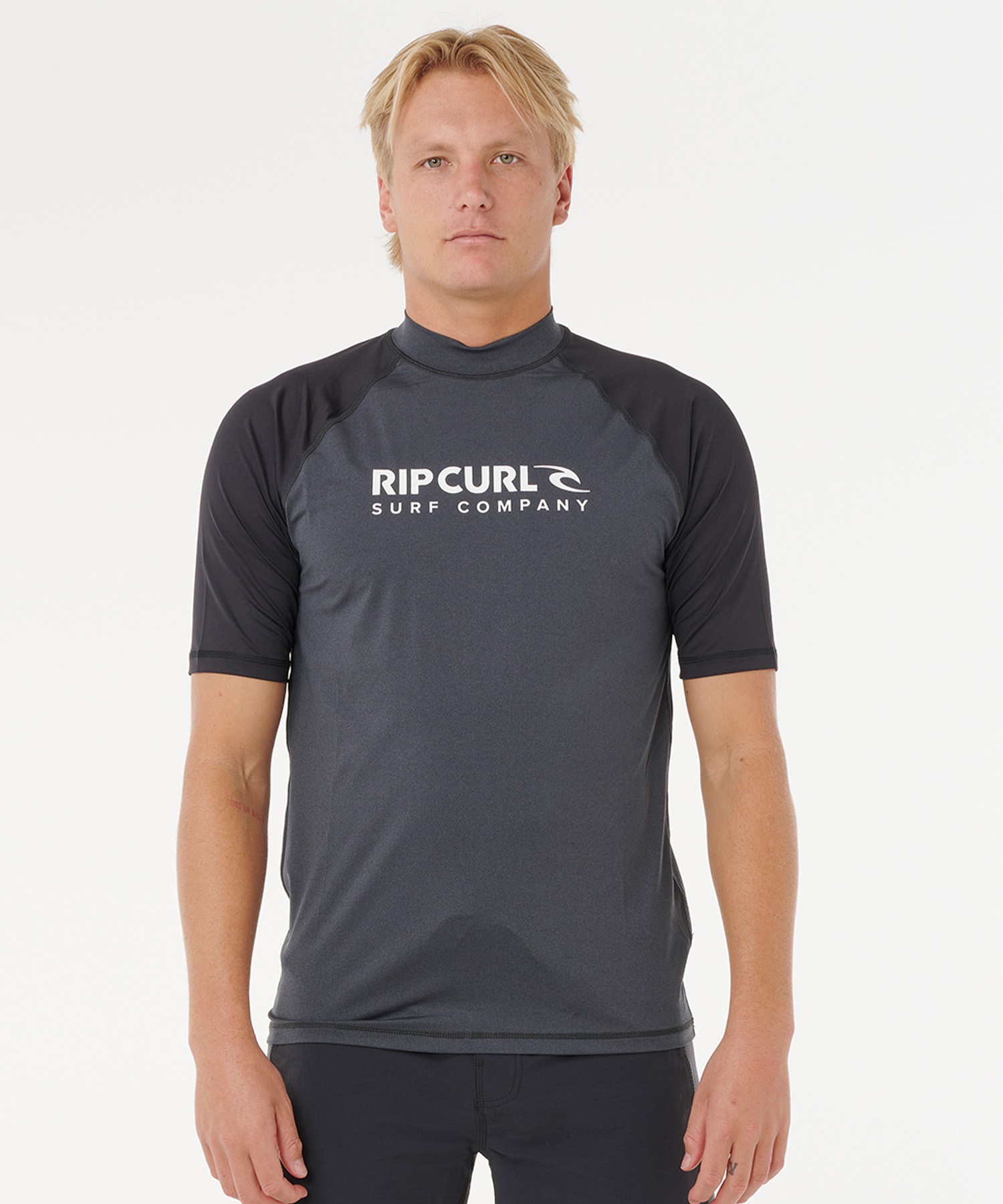 RIP CURL リップカール 半袖 ラッシュガード メンズ UVカット SHOCK