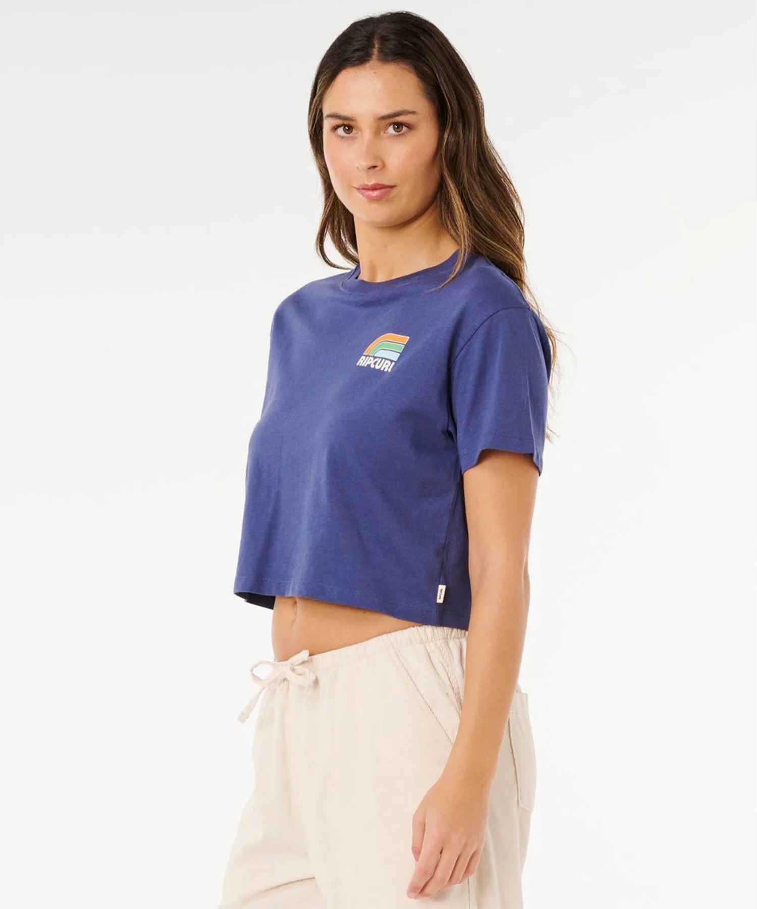 RIP CURL リップカール 半袖 Tシャツ レディース バックプリント SURF