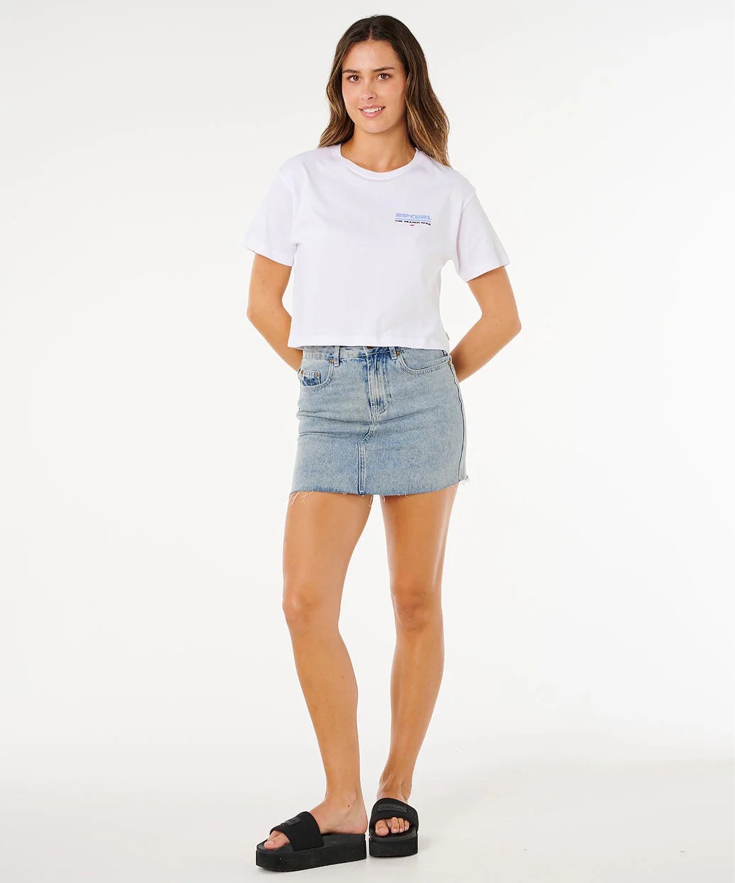 RIP CURL リップカール 半袖 Tシャツ レディース バックプリント