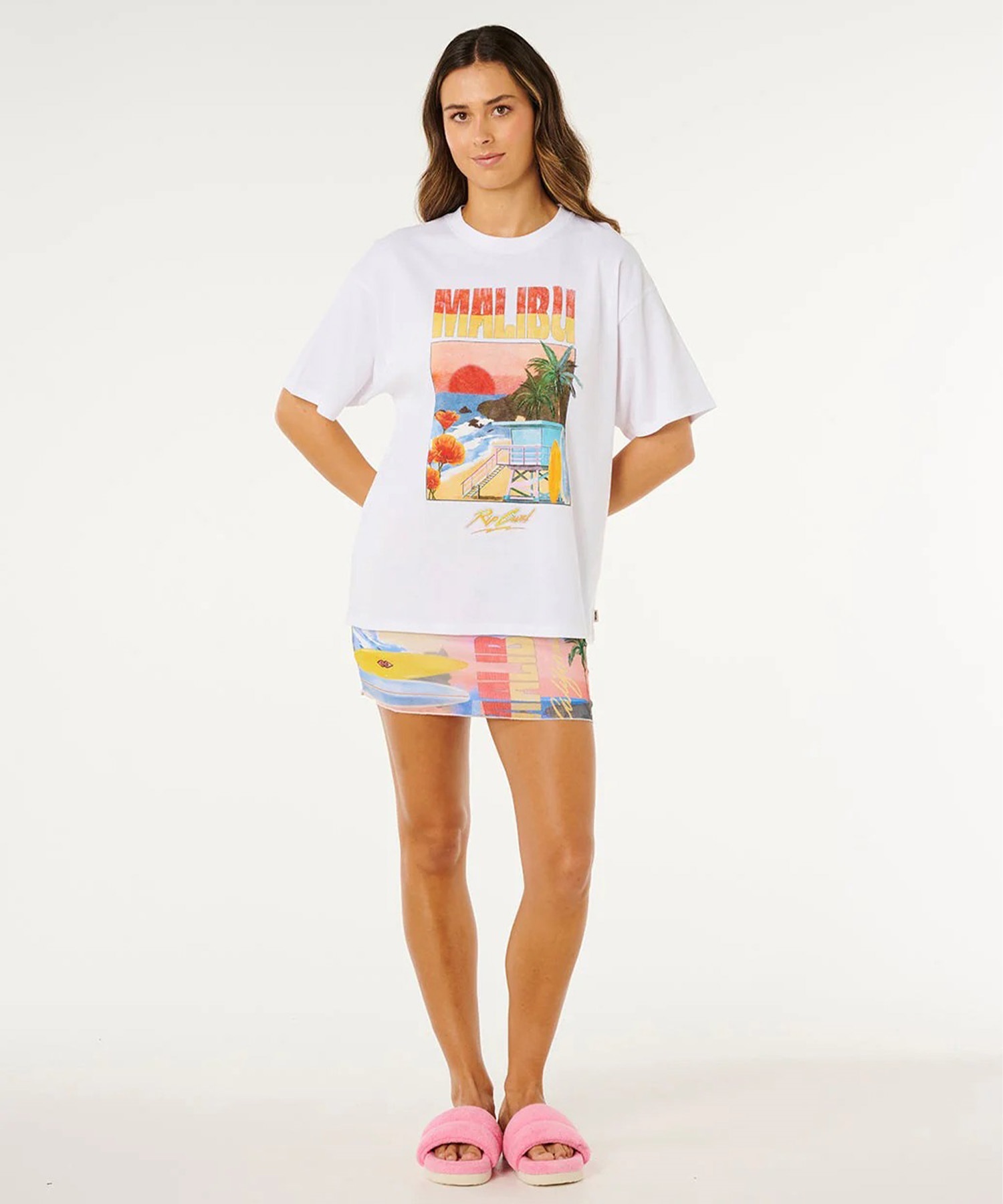 RIP CURL リップカール 半袖 Tシャツ レディース オーバーサイズ