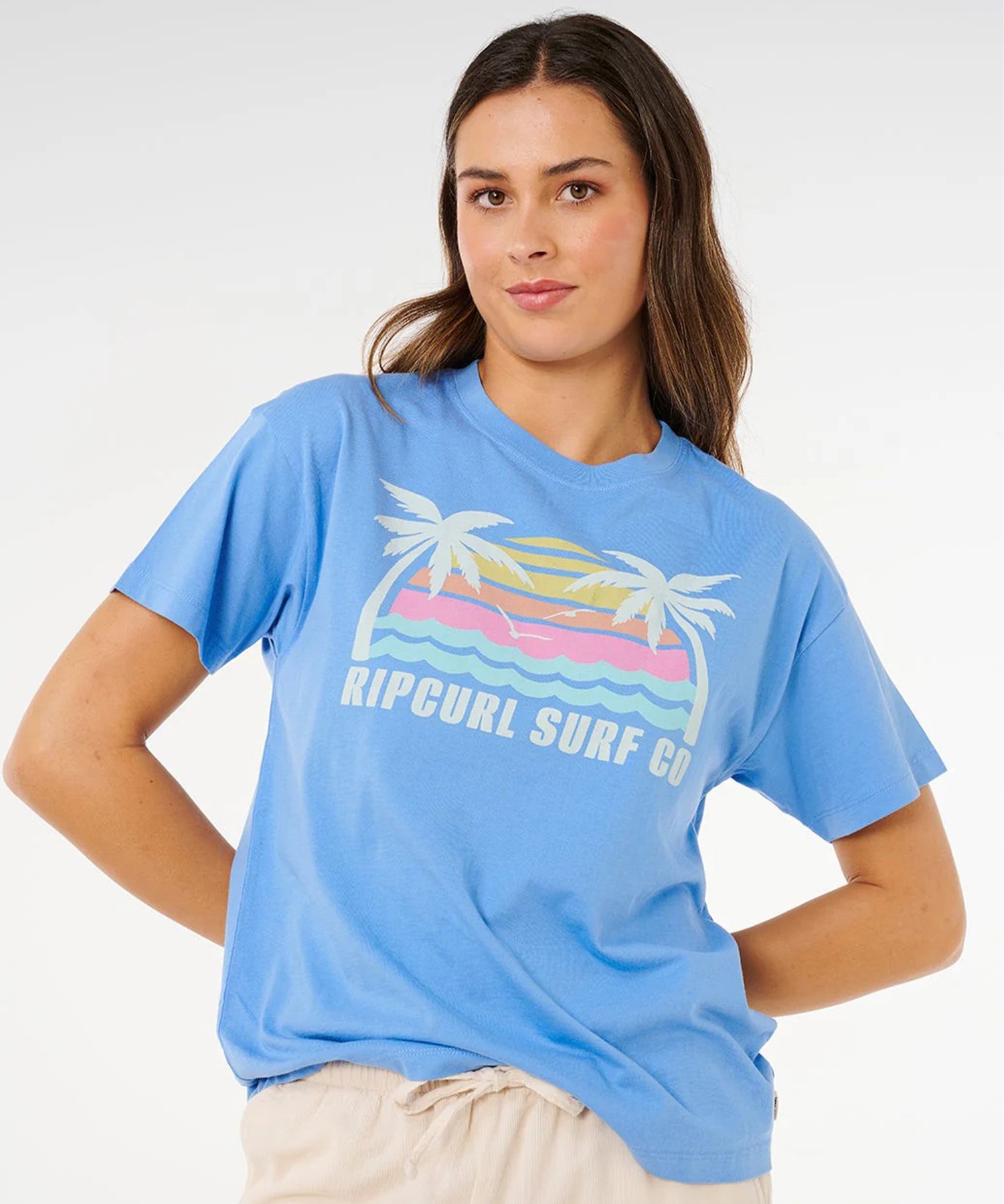 RIP CURL リップカール 半袖 Tシャツ レディース リラックスフィット
