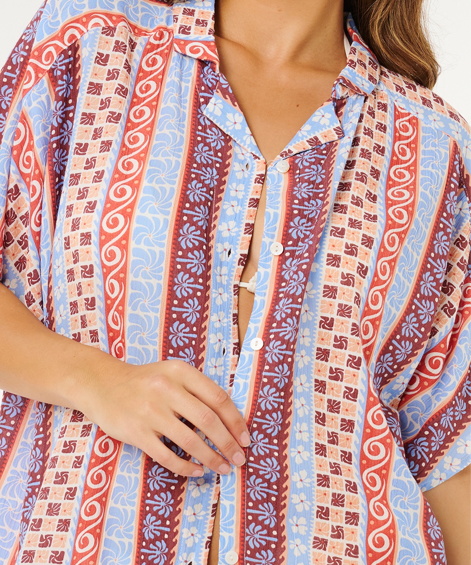 RIP CURL リップカール 半袖 シャツ レディース VENTURA VISCOSE S S