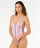 RIP CURL リップカール 水着 ワンピース レディース COASTAL INSTINCT CHEEKY ONE PIECE SWIMSUIT 0VUWSW(BLK-XS)