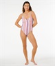RIP CURL リップカール 水着 ワンピース レディース COASTAL INSTINCT CHEEKY ONE PIECE SWIMSUIT 0VUWSW(BLK-XS)