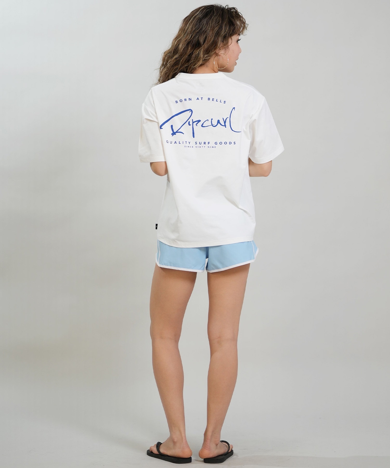 RIP CURL リップカール 水着 ラッシュガード 半袖 Tシャツ レディース 水陸両用 WIDE FIT TEE UVケアラッシュガード RCL6S-4304(PNK-M)