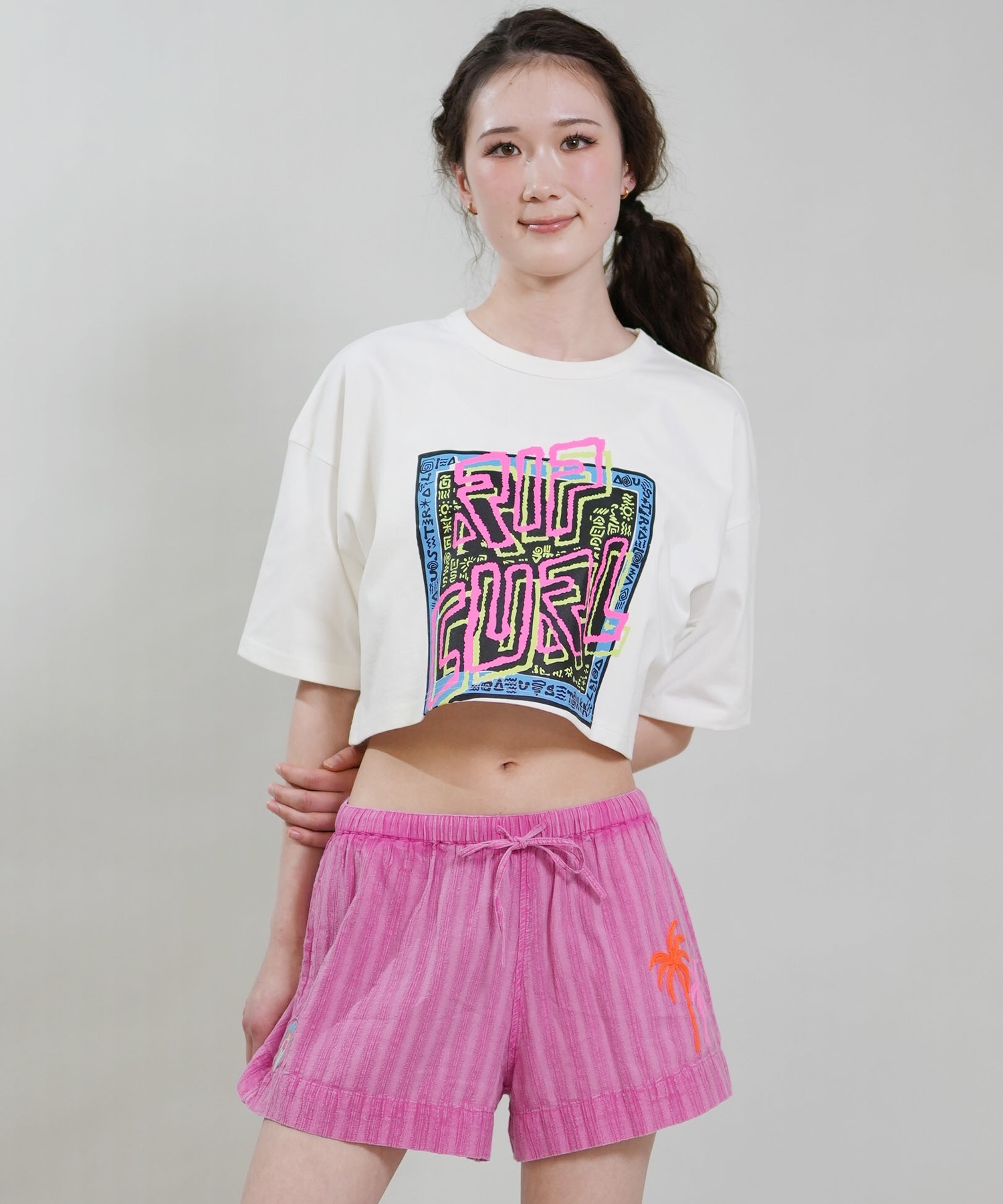 RIP CURL リップカール 水着 ラッシュガード 半袖 Tシャツ レディース