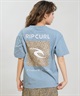 RIP CURL リップカール 水着 ラッシュガード 半袖 Tシャツ レディース 水陸両用 BOXY WIDE FIT TEE UVケアラッシュガード RCL6S-4306(WHT-M)